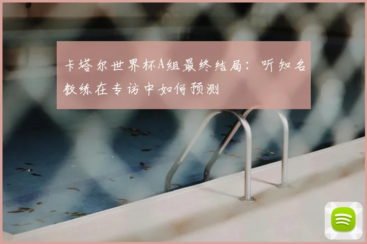 卡塔尔世界杯A组最终结局：听知名教练在专访中如何预测